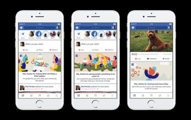 Apresiasi Facebook pada penggunanya yang mengapresiasi pengguna lain source Facebook