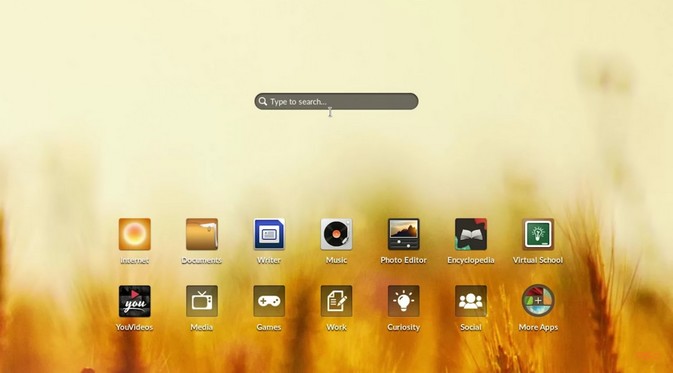 Tampilan Endless OS source YouTube Endless Computers