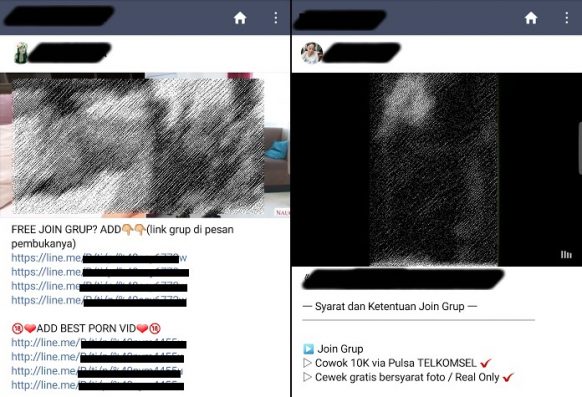 Awas, Banyak Foto dan Video Porno Seliweran di Line!