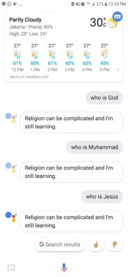 Saat Google Assistant Ditanya Soal Tuhan, Ini Jawabannya