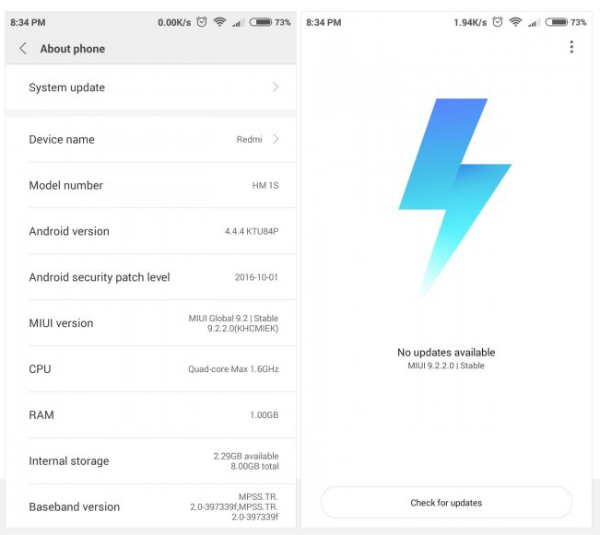 MIUI 9 (Sumber : GSM Arena)