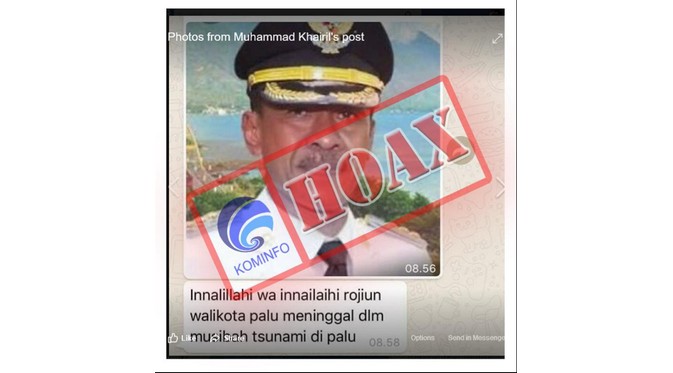 7 Hoax yang Selimuti Bencana Sulteng, Jangan Kemakan Isu!