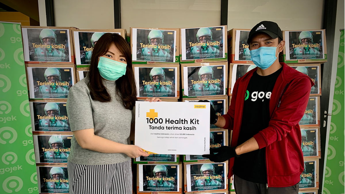 Wujud Apresiasi realme Untuk Ojol di Tengah Pandemi