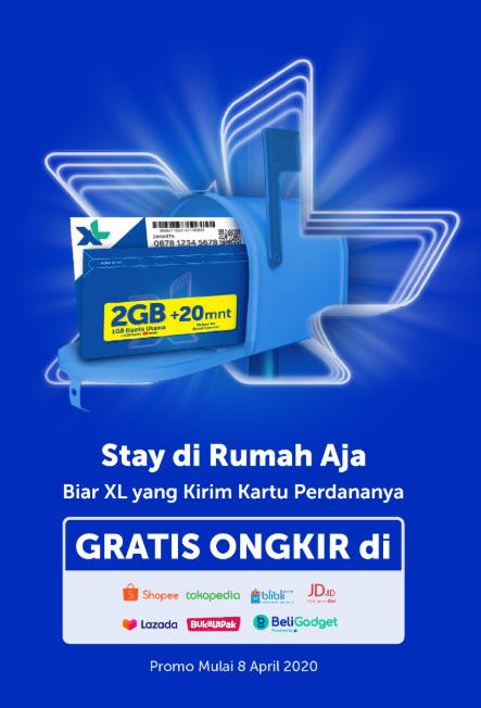 XL Axiata Sediakan Gratis Ongkir Pembelian Produk di Toko Online