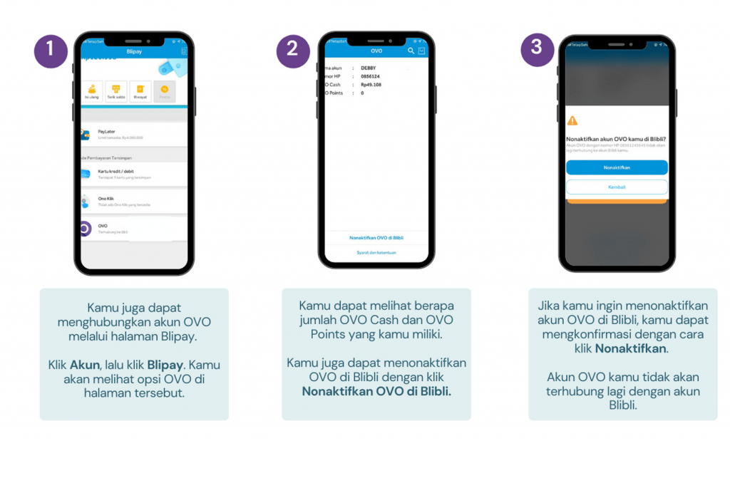 Gambar 2 Menghubungkan akun OVO melalui halaman Blipay 1024x671