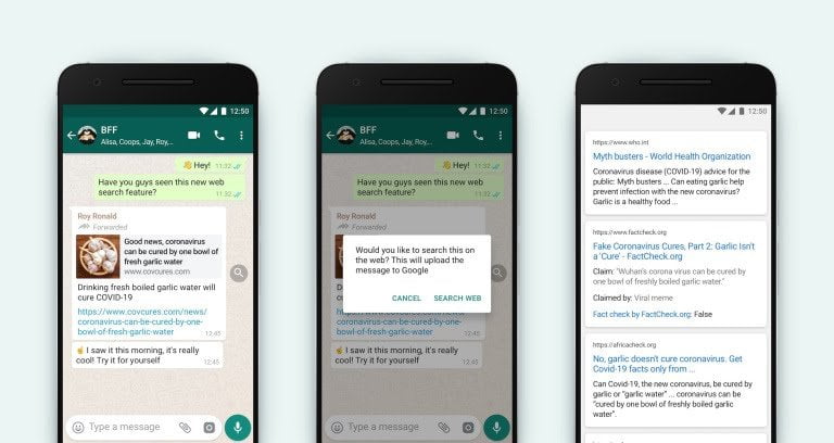 WhatsApp Kenalkan Fitur Search The Web, Bisa Tangkal Hoaks!