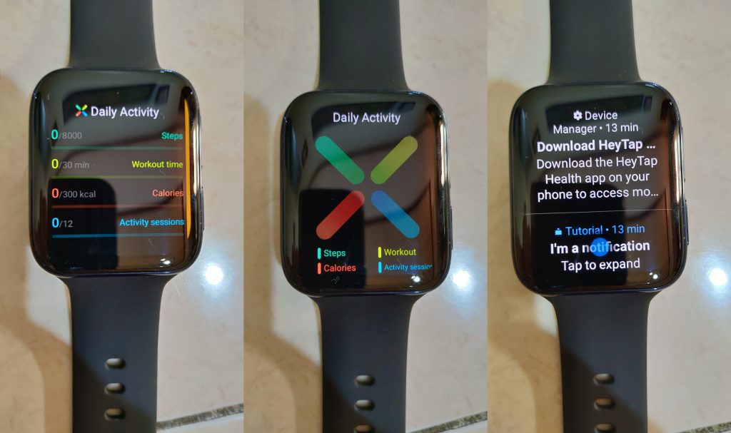 Tampilan Oppo Watch
