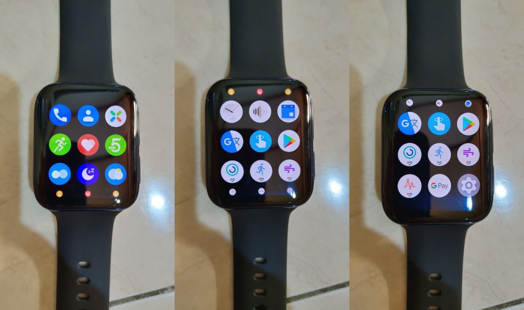 Tampilan Oppo Watch