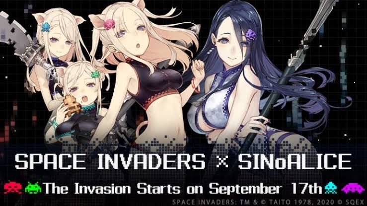 Event Kolaborasi SINoALICE dengan Space Invaders Bawa Kelas Karakter Baru