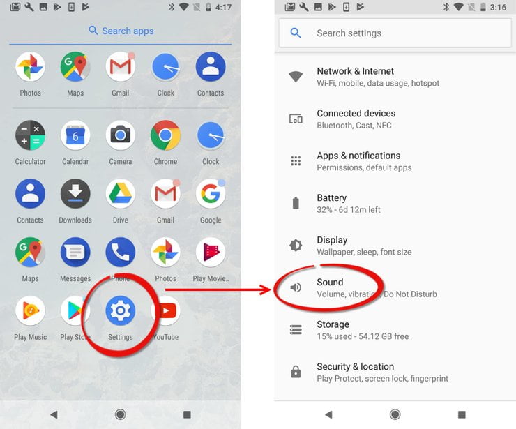 how to set ringtone on android 505a 1