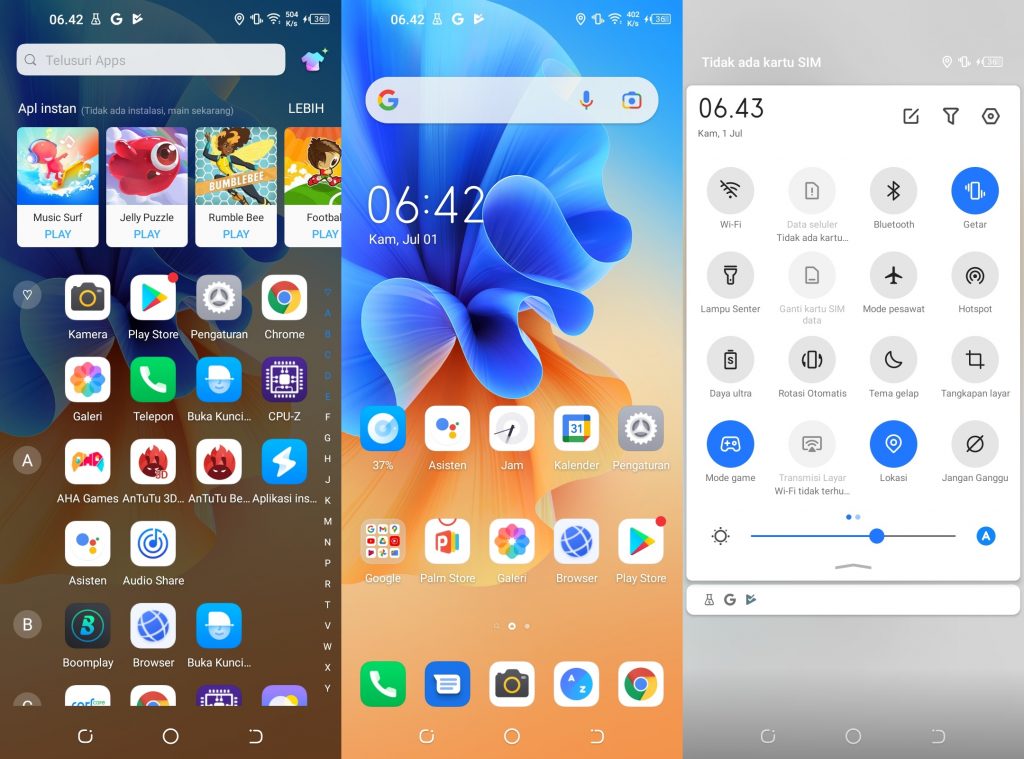 User Interface Tecno Spark 7 Pro
