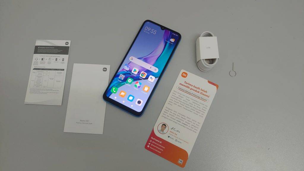 Kelengkapan Redmi 10C