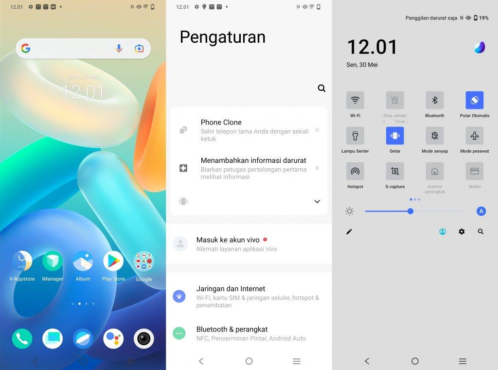 Antarmuka vivo T1 5G