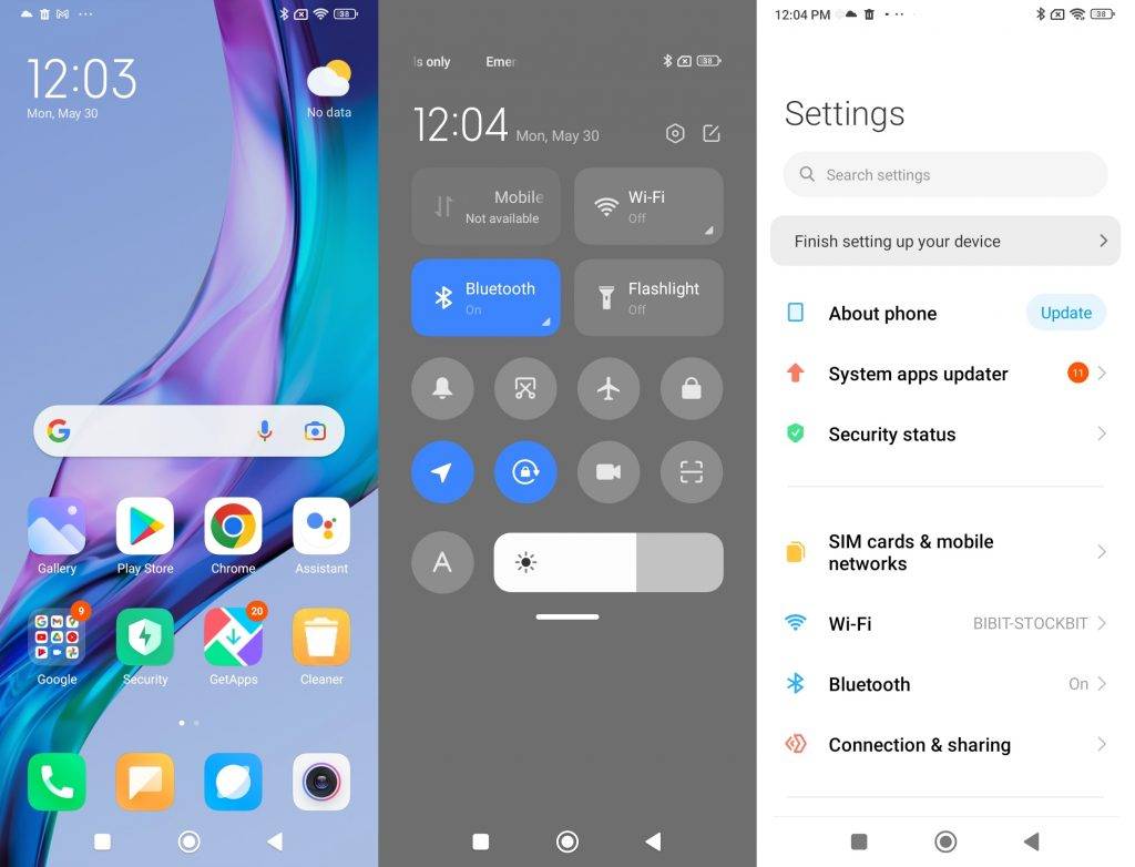 Antarmuka Redmi 10C