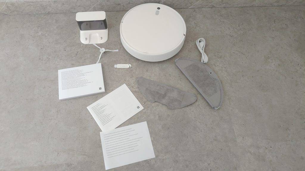Kelengkapan Mi Robot Vacuum - Mop 2 Lite