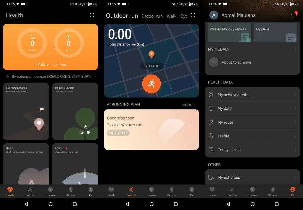 Aplikasi Huawei Health