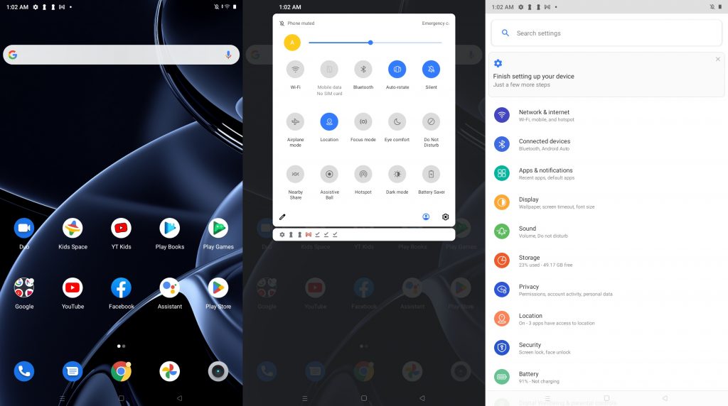 Antarmuka realme Pad Mini