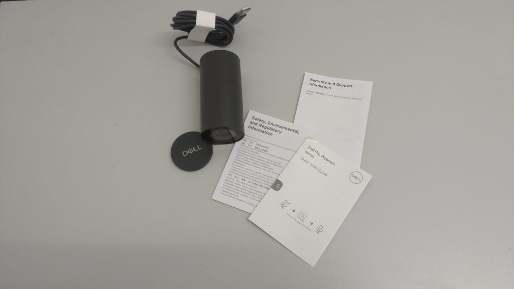 Kelengkapan Dell Pro 2K Webcam WB5023