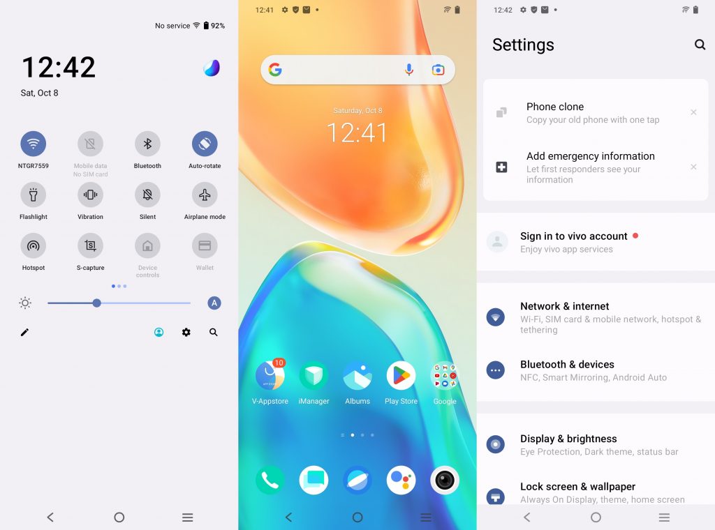 Antarmuka vivo V25e