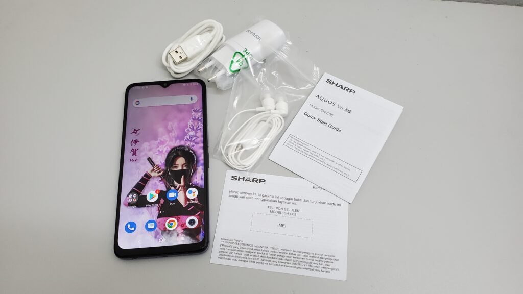 Kelengkapan Sharp Aquos V6 5G