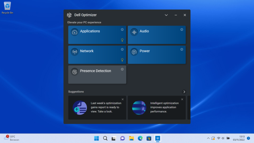 Dell Optimizer Dell Latitude 7330
