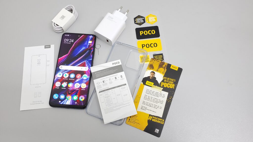 Kelengkapan Poco X5