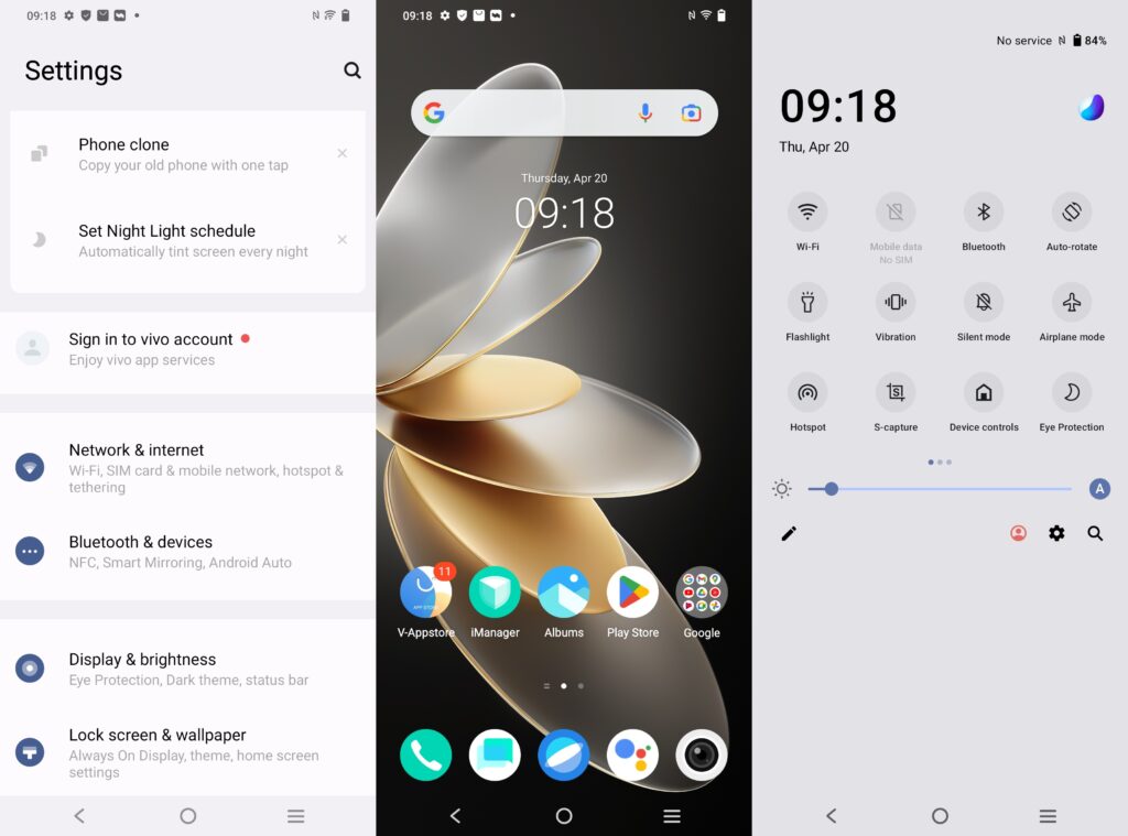 Antarmuka vivo V27e