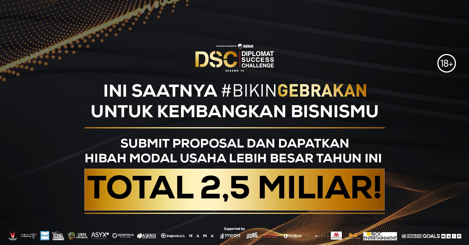 Kembali Dibuka, DSC Season 14 Tambahkan Hibah Modal Usaha Hingga Miliyaran Rupiah