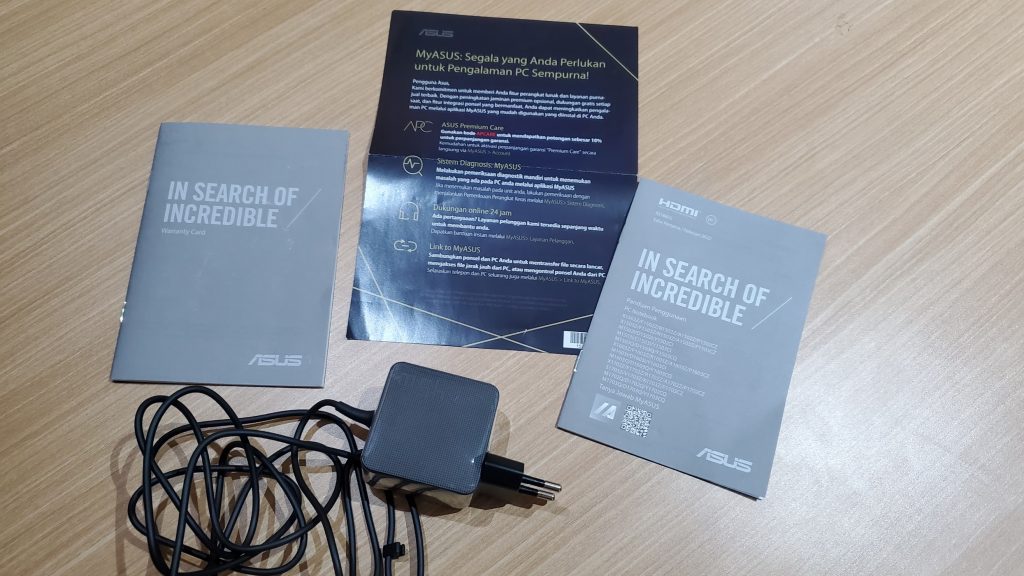 Kelengkapan Asus Vivobook A1502Z