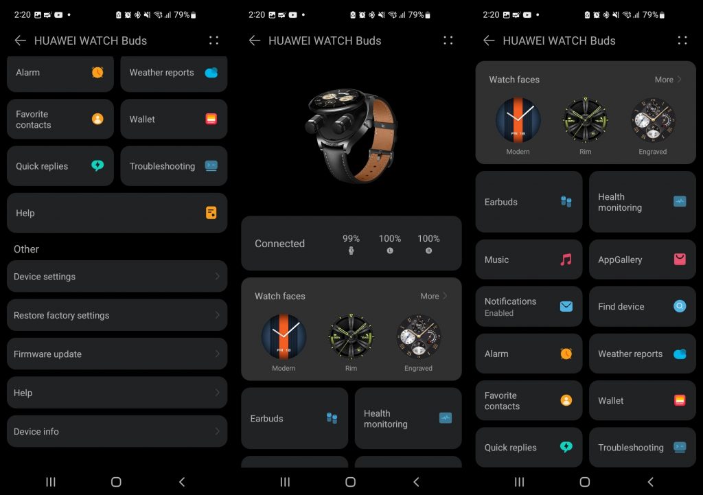 Tampilan Aplikasi Huawei Health