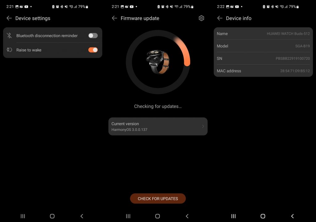 Tampilan Aplikasi Huawei Health