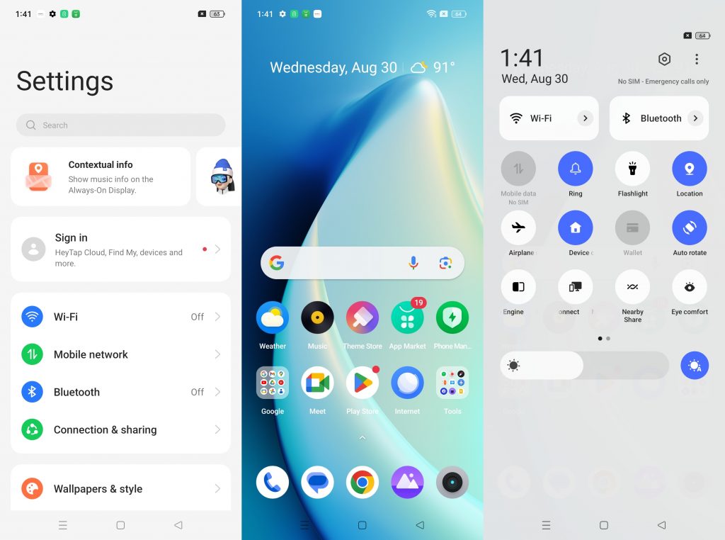 Antarmuka realme 11 Pro 5G