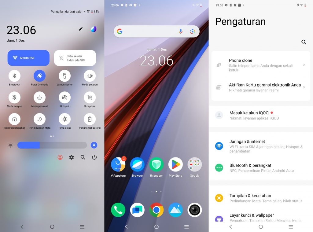 User Interface iQOO 12