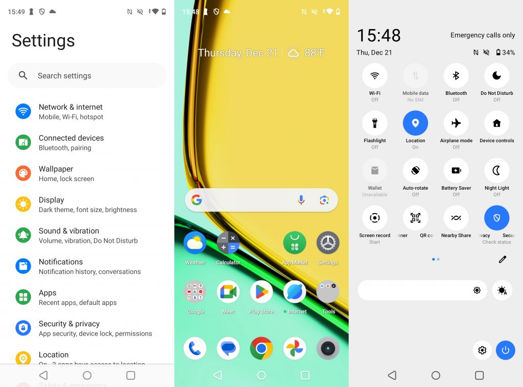 Antarmuka realme C67