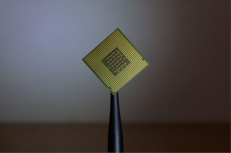 Ilustrasi Chip AI
