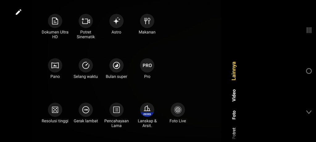 Aplikasi Kamera vivo X100