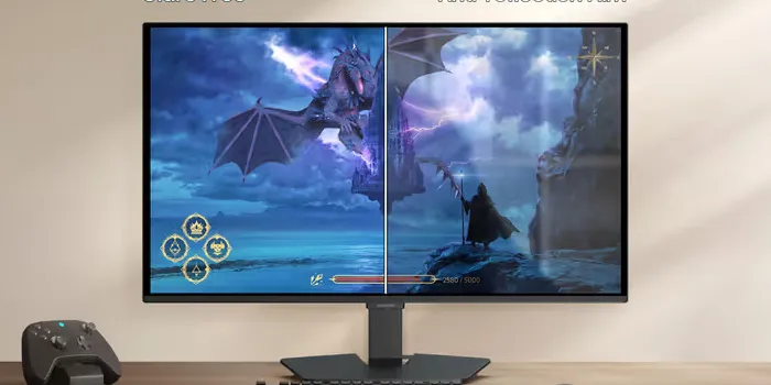 Setup gaming lengkap dengan Samsung Odyssey OLED G5 G50SF sebagai monitor utama