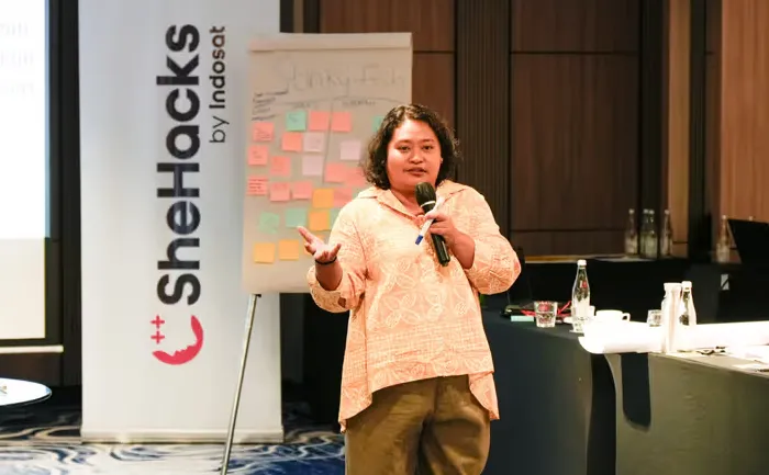 Peserta Program PaPeDa Indosat dalam sesi pelatihan