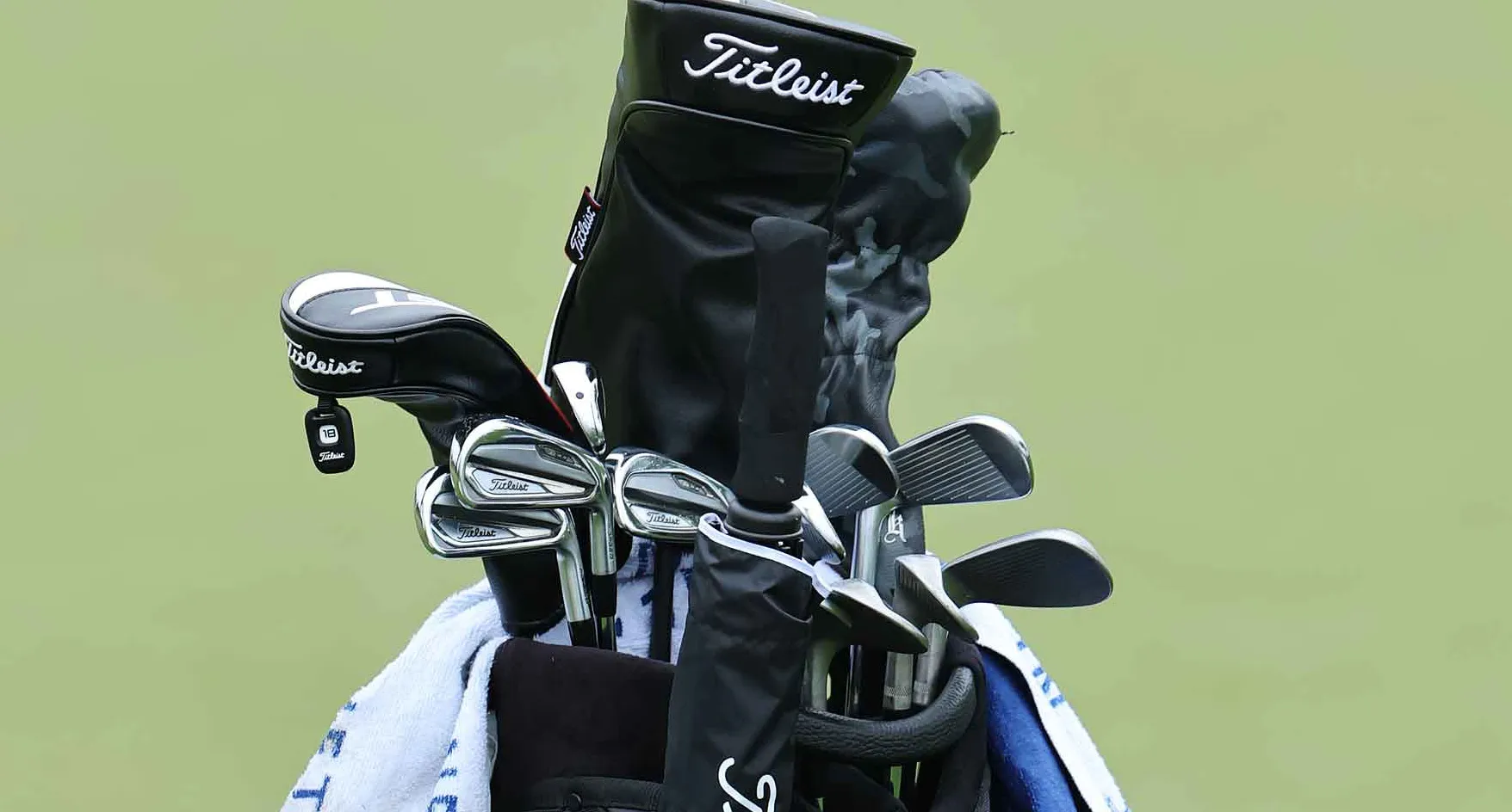 Russell Henley's bag includes both Titleist T100 and T200 irons