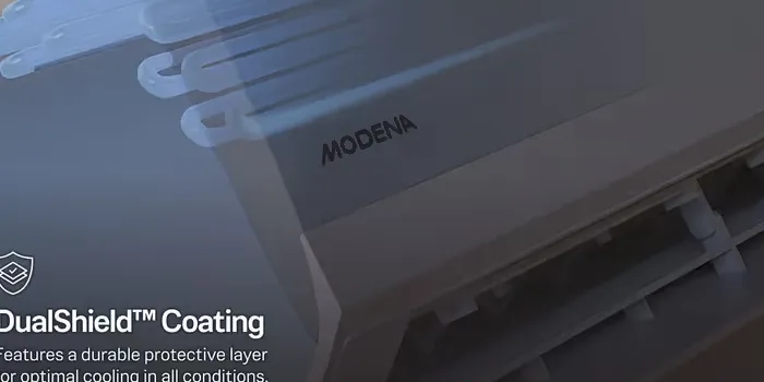 Diagram yang menunjukkan fitur low voltage operation pada AC MODENA