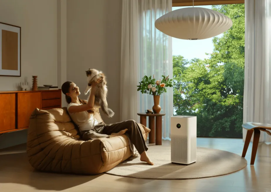 Mijia Smart Air Purifier 6 dengan sistem filtrasi 5 lapis dan desain elegan