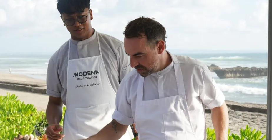 Sesi edukasi gizi MODENA Food Hub untuk siswa sekolah dasar di Bali