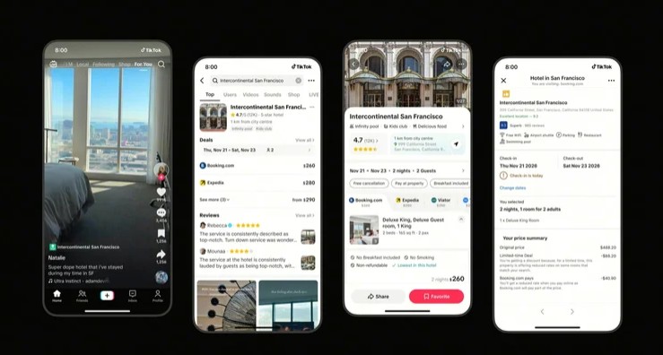Pengguna TikTok Kini Bisa Pesan Hotel dan Wisata Langsung dari Aplikasi