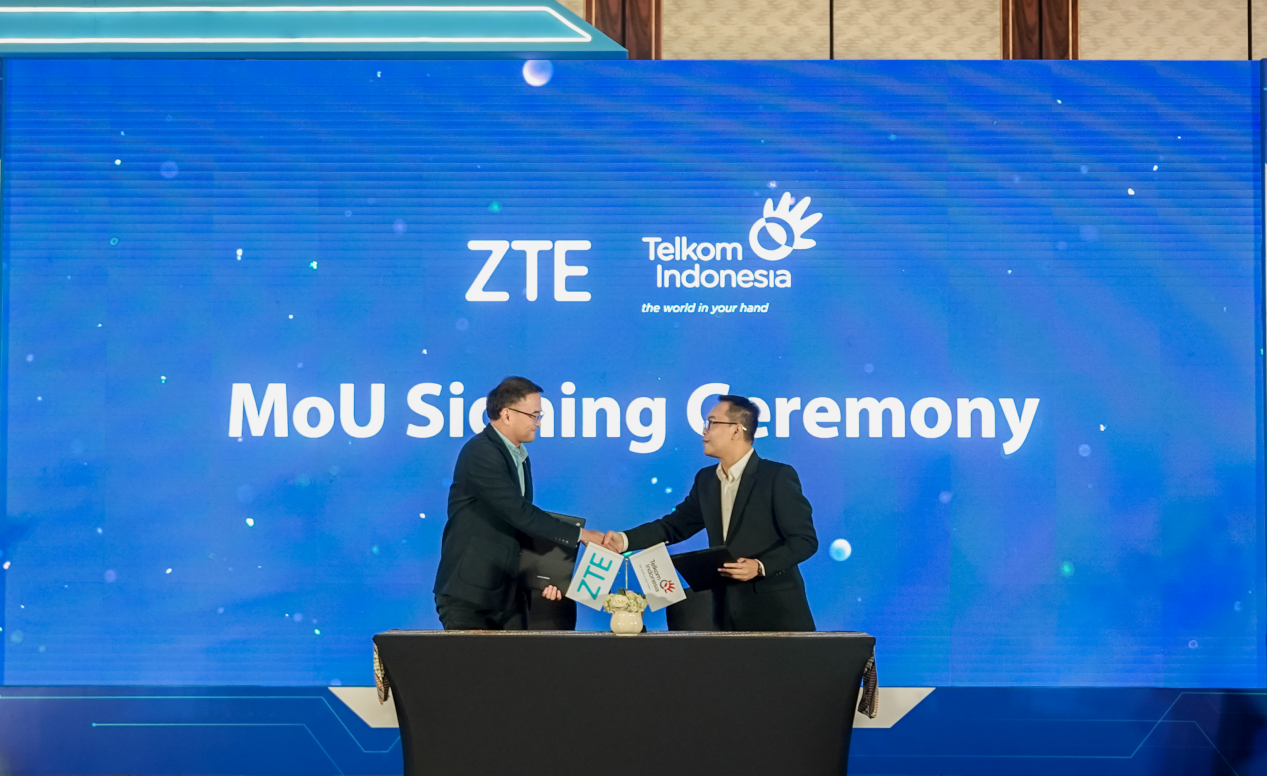 ZTE dan Telkom Indonesia Teken MoU Percepat Infrastruktur Digital