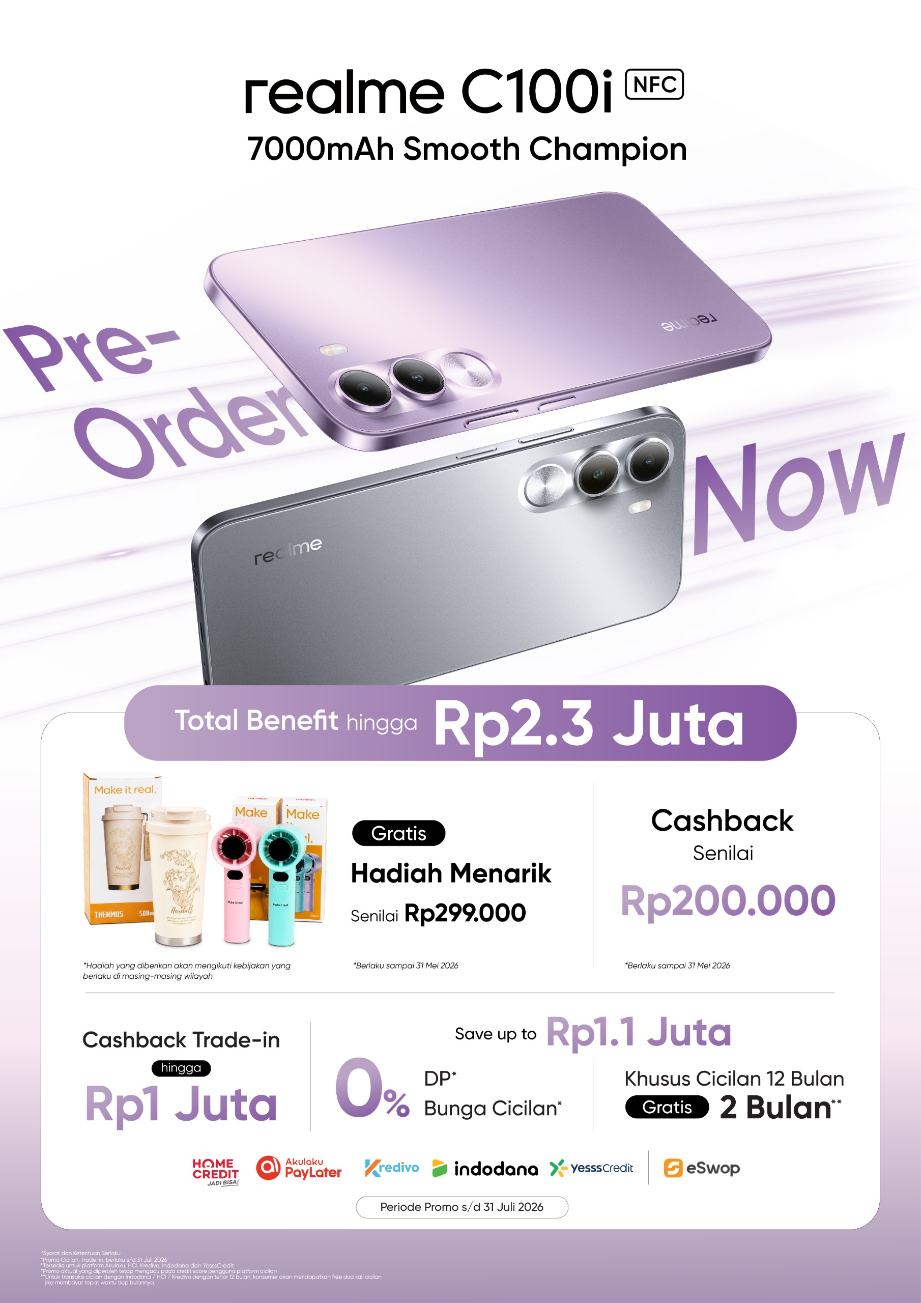 realme C100i Meluncur, Incar Anak Muda Masa Kini