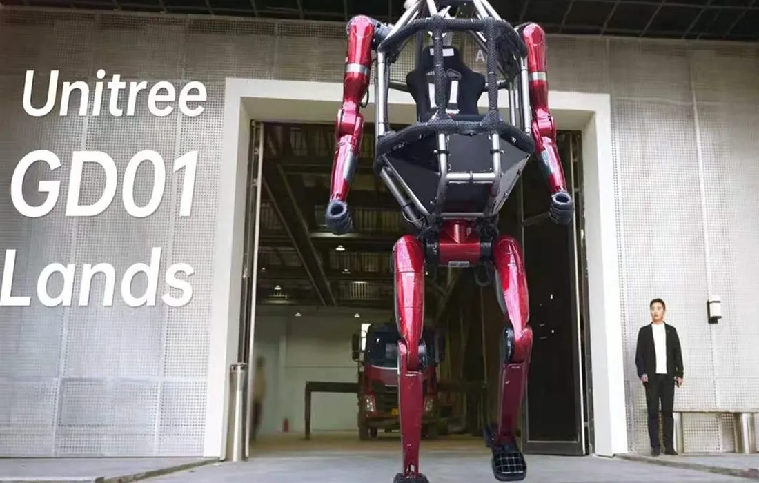 Unitree GD01, Robot China Mirip Transformers Bisa Dinaiki