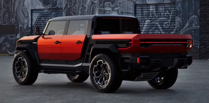 GMC Hummer X Truck Concept tampak belakang