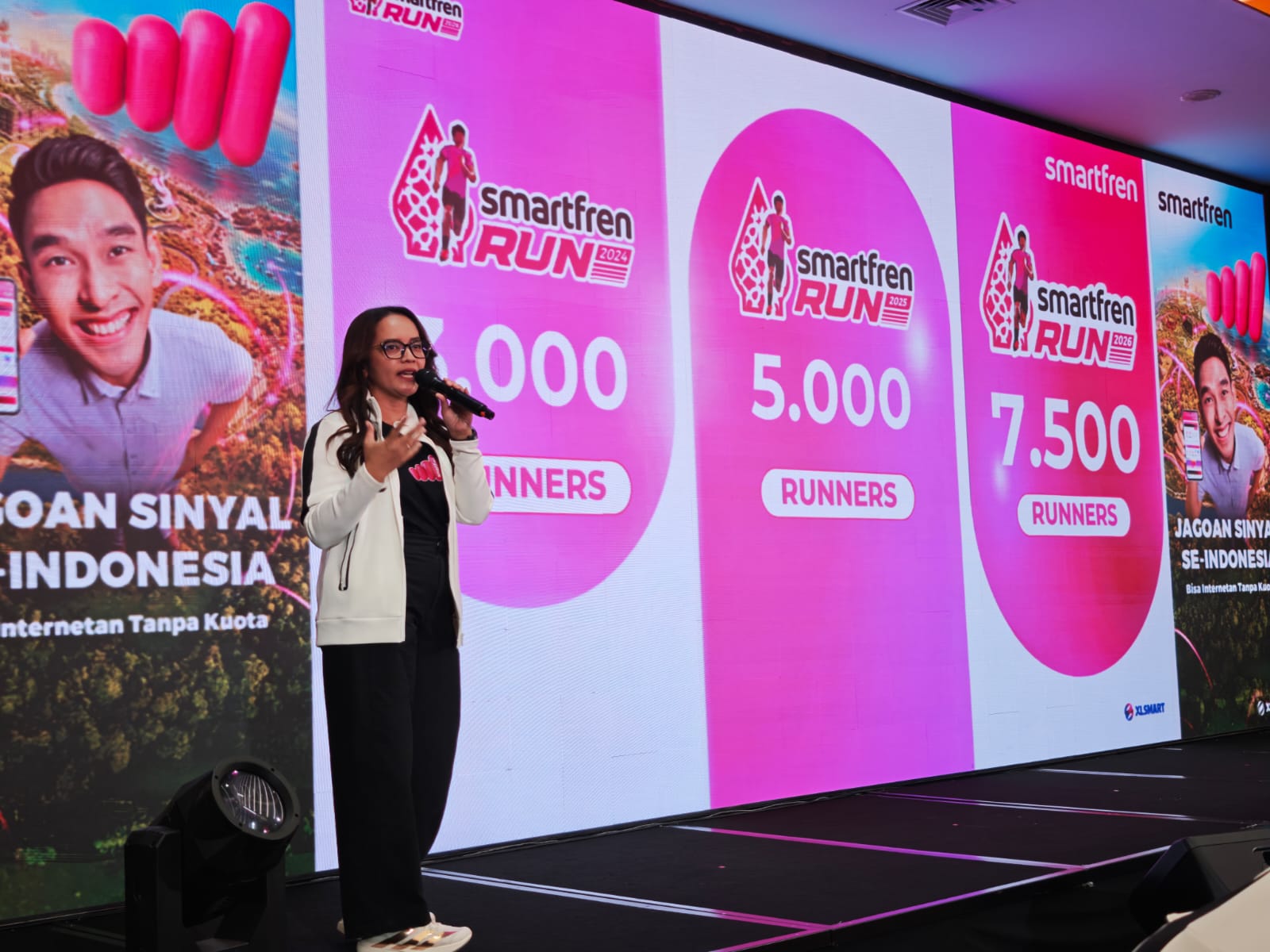 Content image for article: SMARTFREN RUN 2026 Targetkan 7.500 Pelari dengan Sertifikasi Dunia