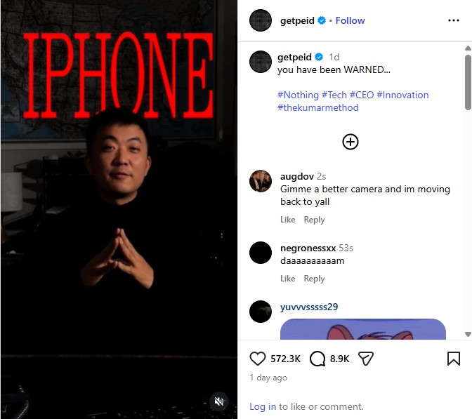 CEO Nothing Sesumbar Siap Rebut Pengguna iPhone yang Bosan