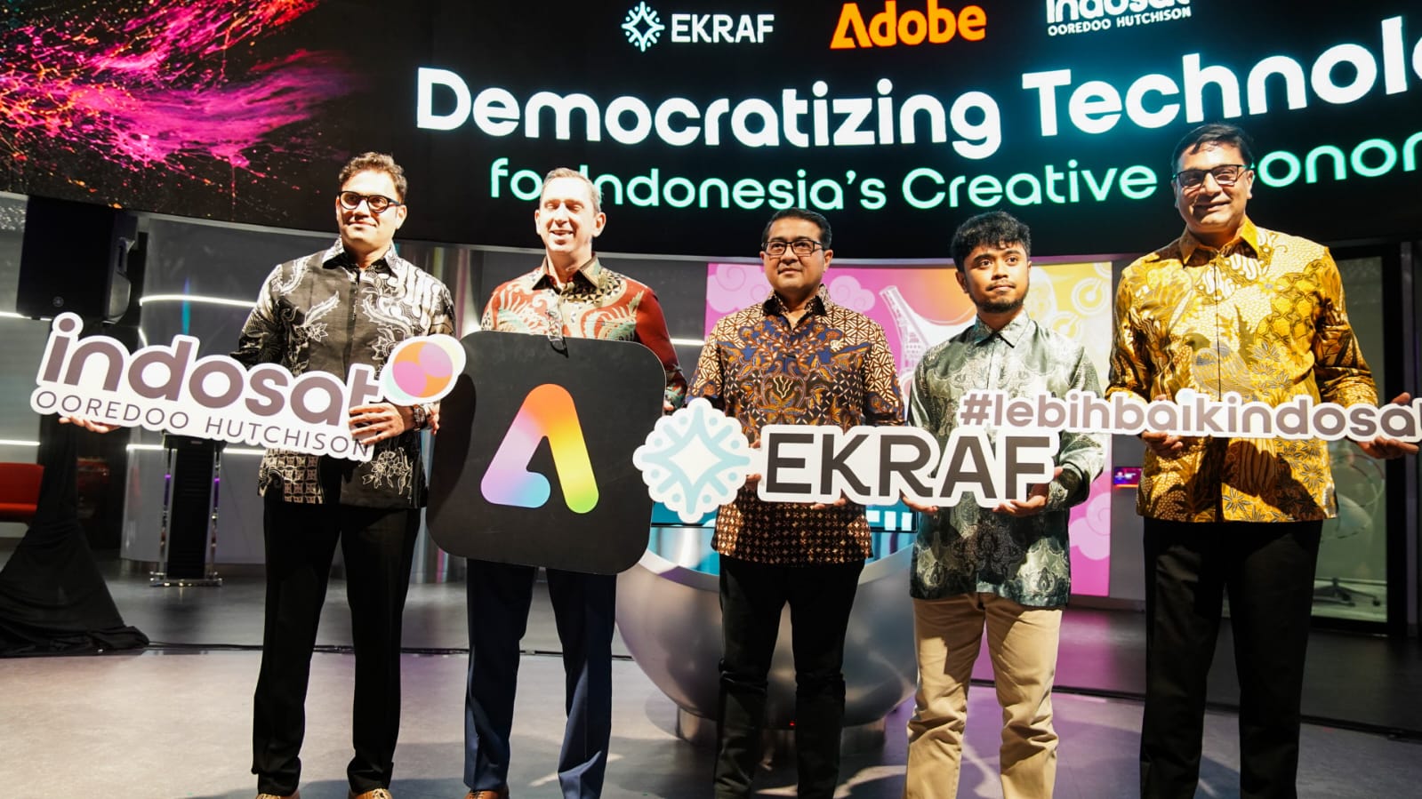 Kolaborasi Indosat, Adobe, dan Kemenekraf Dorong Kreator Muda